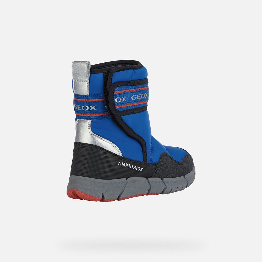 Bottes Geox Flexyper Abx - Bleu - Garcon 281306-KLA